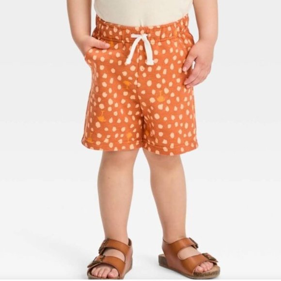 Cat & Jack Other - Cat & Jack - Toddler Boys' French Terry Knit Pull-On Shorts  Brown Tree  Size 5T